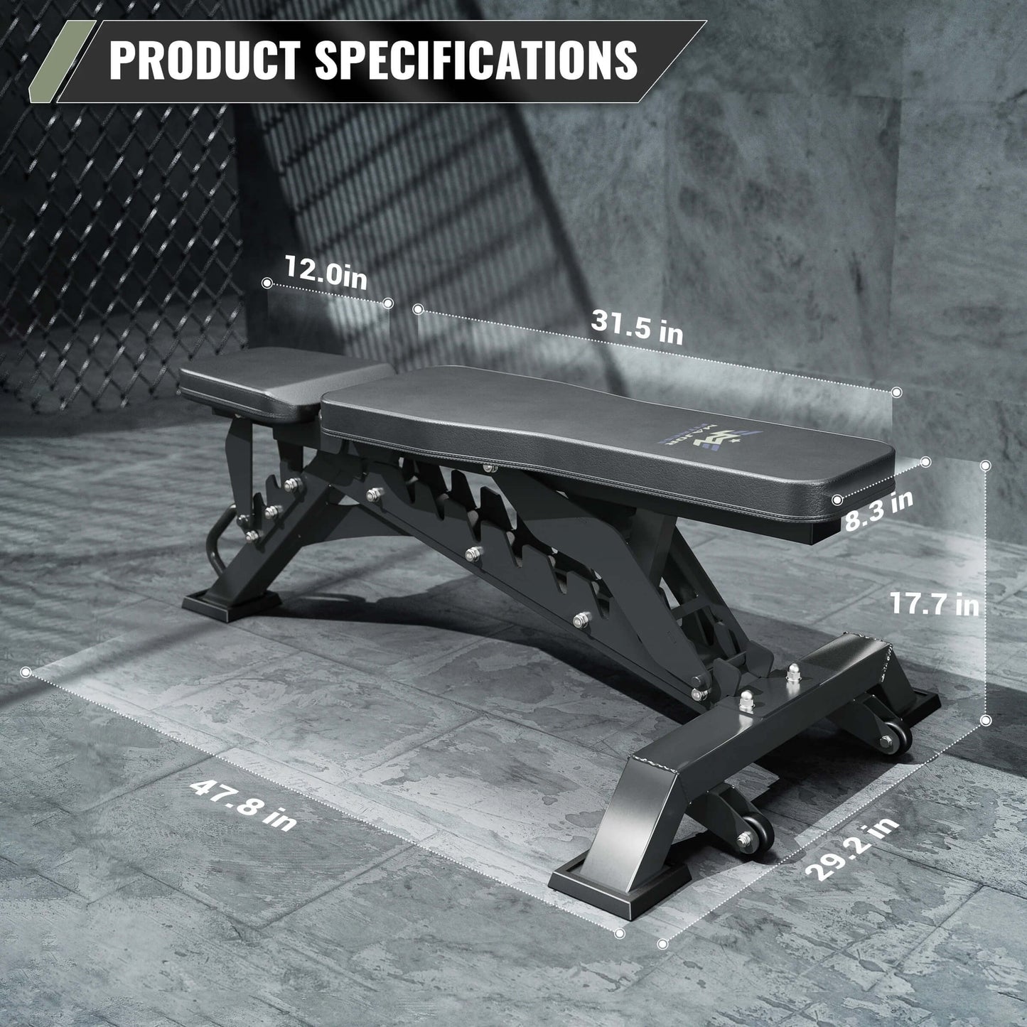 Major Fitness Adjustable Bench (PLT01)