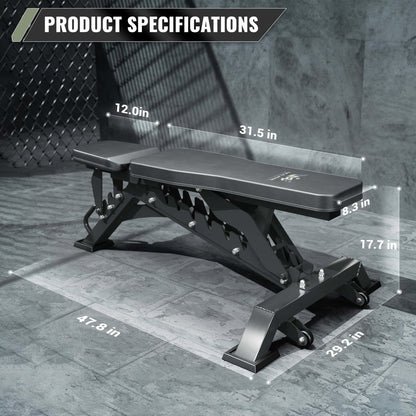 Major Fitness Adjustable Bench (PLT01)