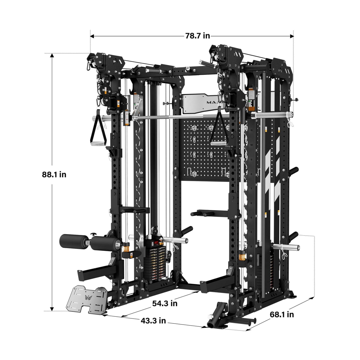 Major Fitness B17 Flying Fortress All-In-One Functional Trainer with Smith Machine