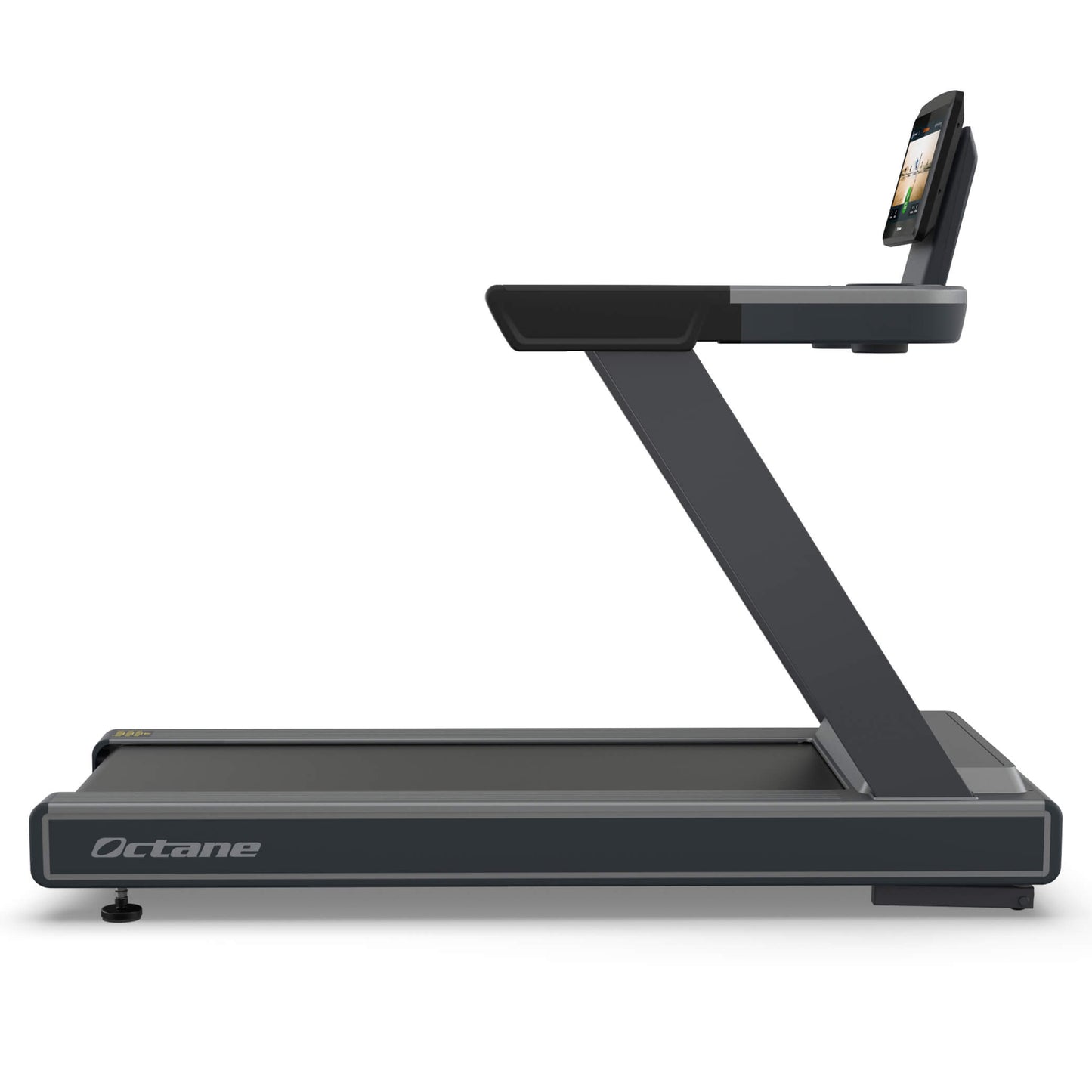 Octane OC160 treadmill (16-inch console), right side view | Top Fitness