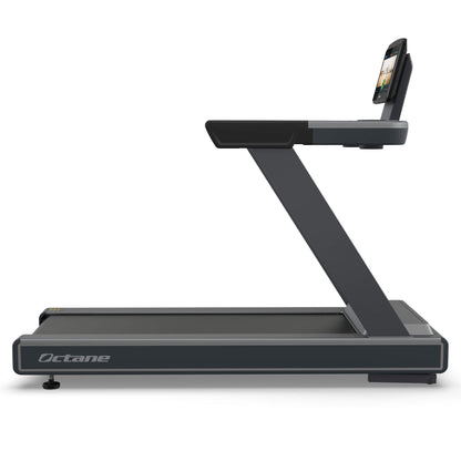 Octane OC160 treadmill (16-inch console), right side view | Top Fitness