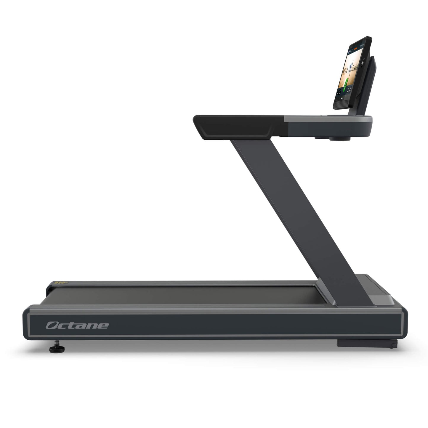 Octane OC220 treadmill (22-inch console), right side view | Top Fitness