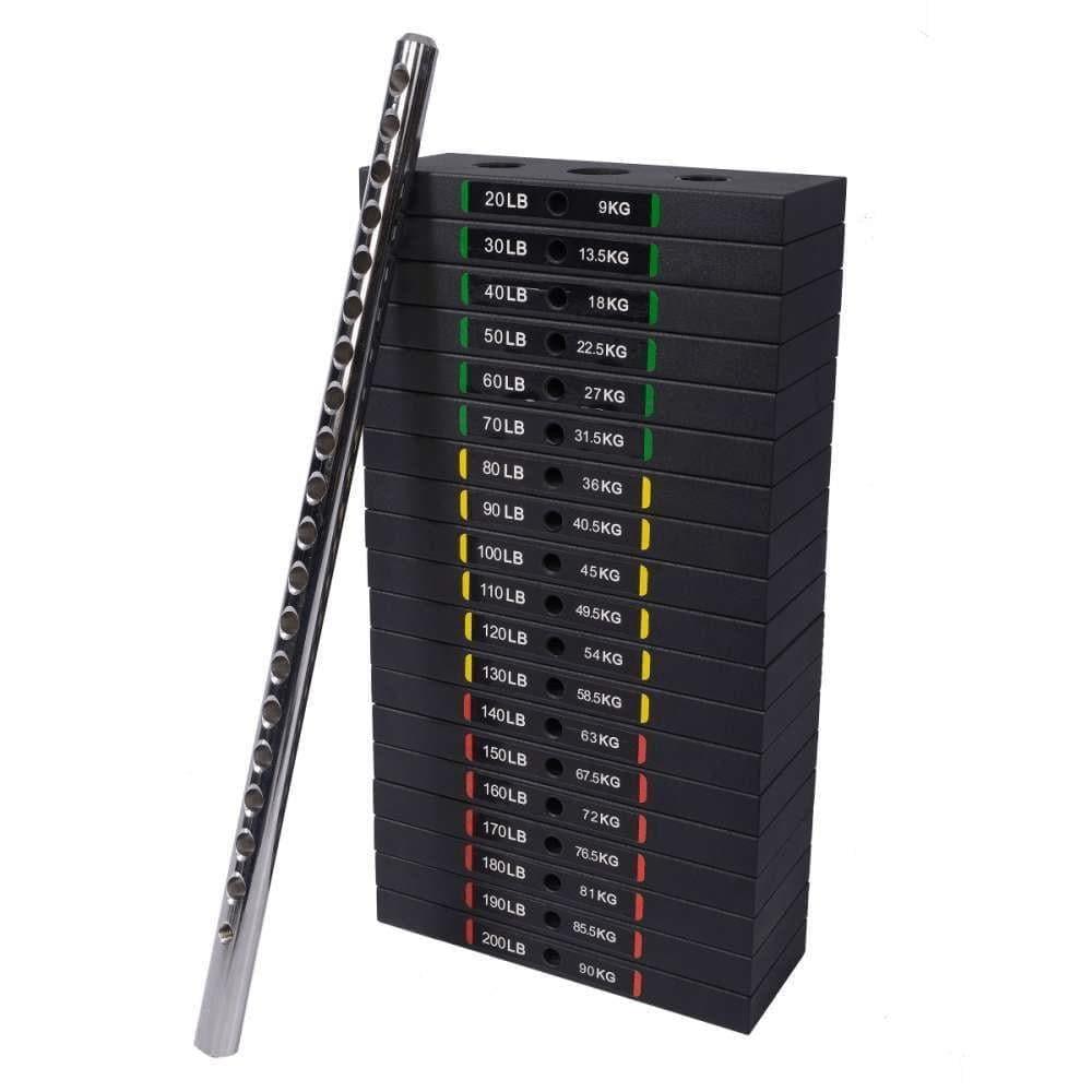 Buy Powertec Weight Stack Set 190 lbs Online – Top Fitness Store