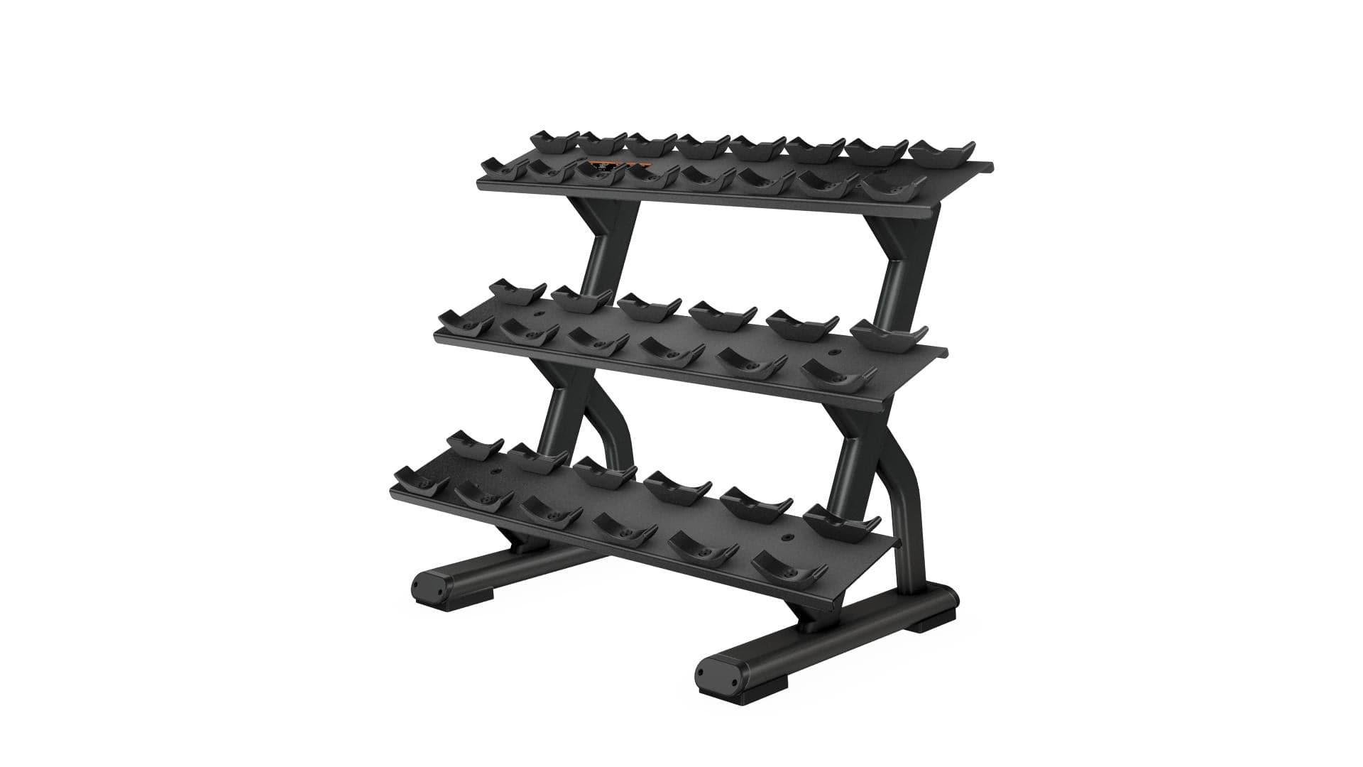 Precor Discovery Series 3-Tier Dumbbell Rack: Space-Saving – Top ...