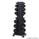 Inspire 8-Pair Vertical Dumbbell Rack Weight Storage Inspire 