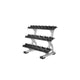Precor Discovery Series Beauty Bell Rack (DBR0813) Weight Storage Precor Silver
