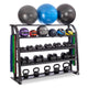 Top Fitness 5-Tier Multi-Storage Rack Weight Storage Top Fitness 
